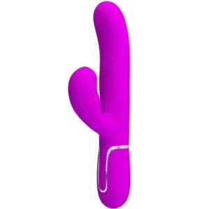 Pretty Love - Vibratore Multifunzione Perlita 3 in 1 G-Spot Viola