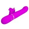 Pretty Love - Vibratore Multifunzione Rabbit 4 in 1 Farfalla Fucsia 4 Pretty Love - Vibratore Multifunzione Rabbit 4 in 1 Farfalla Fucsia 4