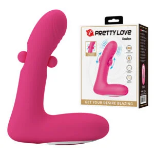 Pretty Love - Vibratore Ricaricabile in Silicone Duden con 12 Modalità di Vibrazione e 3 Modalità di Oscillazione, Rosa Pretty Love - Vibratore Ricaricabile in Silicone Duden con 12 Modalità di Vibrazione e 3 Modalità di Oscillazione, Rosa