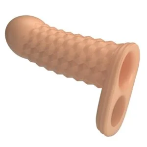 Pretty Love - Wolfram Manicotto per Allungamento del Pene 11,5 cm Ø 3,8 cm Naturale Pretty Love - Wolfram Manicotto per Allungamento del Pene 11,5 cm Ø 3,8 cm Naturale