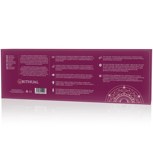 Rithual - Potente Bacchetta e Akasha Ricaricabile 2.0 Orchidea 6