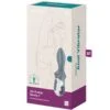 Satisfyer - Air Pump Booty 1 Vibratore Anale Gonfiabile Grigio 6