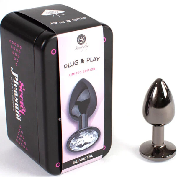 Secretplay - Butt Plug Gunmetal Taglia Piccola 7 cm 2