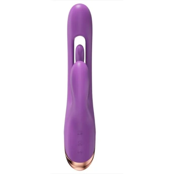 She.e.o - Vibratore per il Punto G a Forma di Coniglio con Movimento Digitale Viola 3