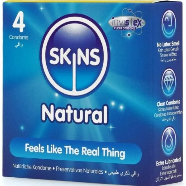 Skins - Preservativi Naturali Premium Confezione da 4 2 Skins - Preservativi Naturali Premium Confezione da 4 2