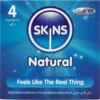 Skins - Preservativi Naturali Premium Confezione da 4 Skins - Preservativi Naturali Premium Confezione da 4
