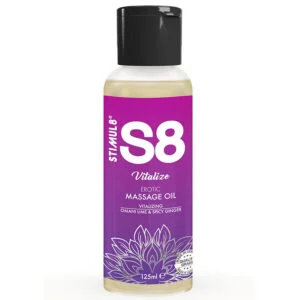 Stimul8 - S8 Vitalize Olio da Massaggio al Lime 125 ml Stimul8 - S8 Vitalize Olio da Massaggio al Lime 125 ml