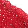 Subblime - 952181 Bodystocking a Rete con Guanti e Strass Rosso Taglia Unica 4