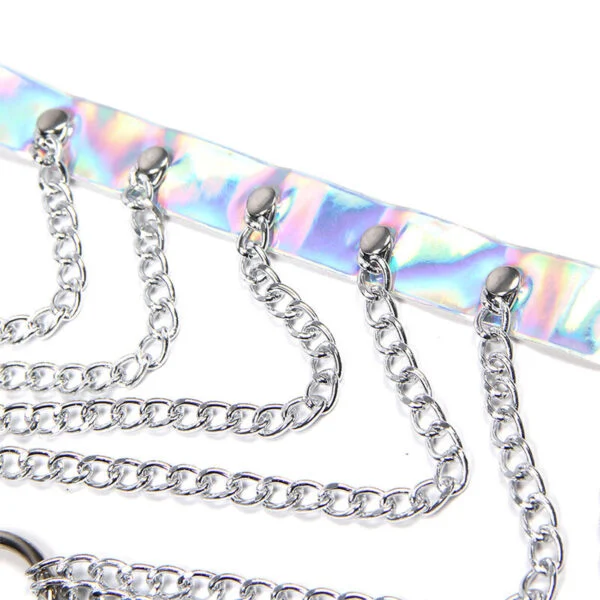 Subblime - 953737 Imbracatura Pettorale con Anelli e Catene Argento Taglia Unica 5 Subblime - 953737 Imbracatura Pettorale con Anelli e Catene Argento Taglia Unica 5