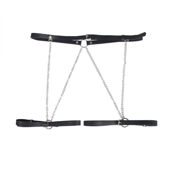 Subblime - Cintura in Pelle Nera Taglia Unica 4