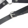 Subblime - Cintura in Pelle Nera Taglia Unica 7