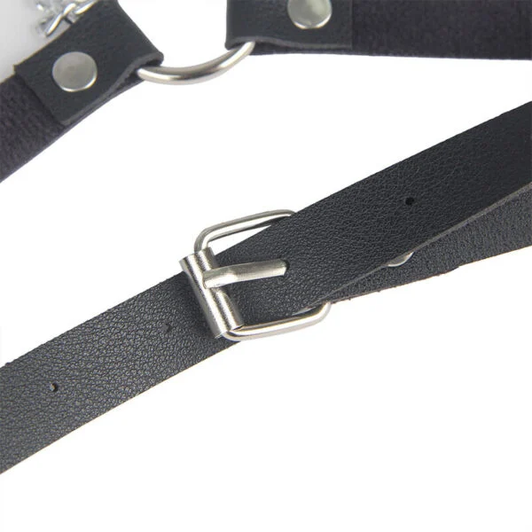 Subblime - Cintura in Pelle Nera Taglia Unica 7