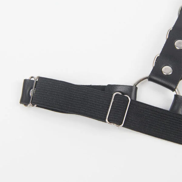 Subblime - Pettorina Cintura e Reggettiere con Anelli e Catena Dettaglio Taglia Unica 9 Subblime - Pettorina Cintura e Reggettiere con Anelli e Catena Dettaglio Taglia Unica 9