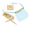 Subblime - Set di Lingerie Blu Stile India L/XL 5 Subblime - Set di Lingerie Blu Stile India L/XL 5