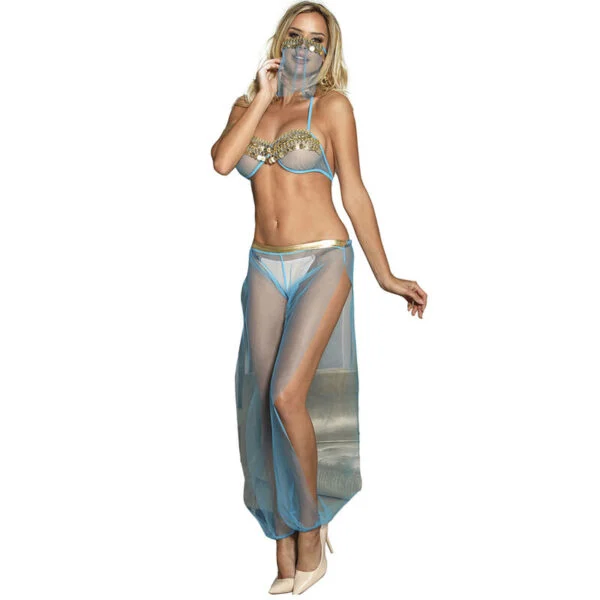 Subblime - Set di Lingerie Blu Stile India L/XL Subblime - Set di Lingerie Blu Stile India L/XL