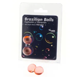 Taloka - 2 Sfere Brasiliane Gel Emozionante Effetto Vibrante Taloka - 2 Sfere Brasiliane Gel Emozionante Effetto Vibrante