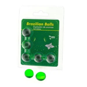 Taloka - 5 Palline Brasiliane Gel Intimo Menta Taloka - 5 Palline Brasiliane Gel Intimo Menta