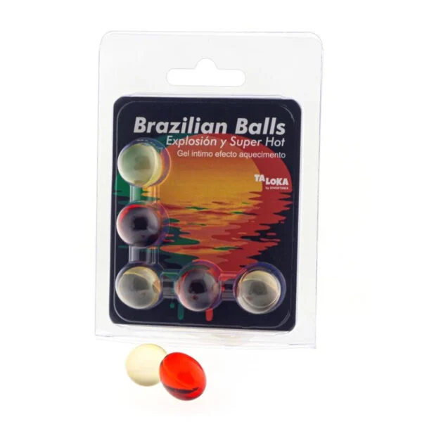 Taloka - 5 Sfere Brasiliane Gel Eccitante Effetto Super Hot Taloka - 5 Sfere Brasiliane Gel Eccitante Effetto Super Hot