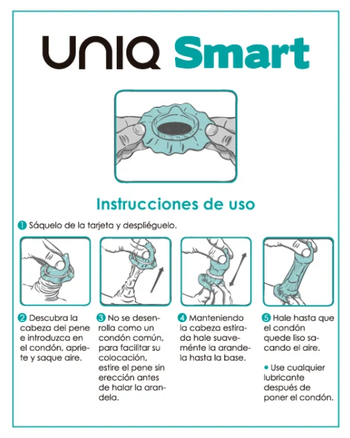 Uniq - Smart Latex Free Pre-Erection Condoms 3 Units 2