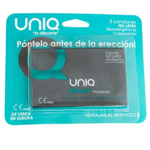 Uniq - Smart Latex Free Pre-Erection Condoms 3 Units 3