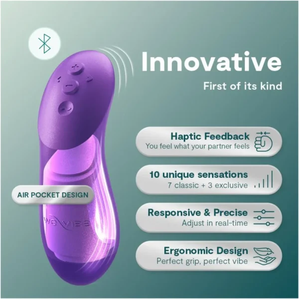 We-Vibe - Vibratore per Coppie Chorus Pro Premium Viola Cosmico 5 We-Vibe - Vibratore per Coppie Chorus Pro Premium Viola Cosmico 5