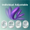 We-Vibe - Vibratore per Coppie Chorus Pro Premium Viola Cosmico 6 We-Vibe - Vibratore per Coppie Chorus Pro Premium Viola Cosmico 6