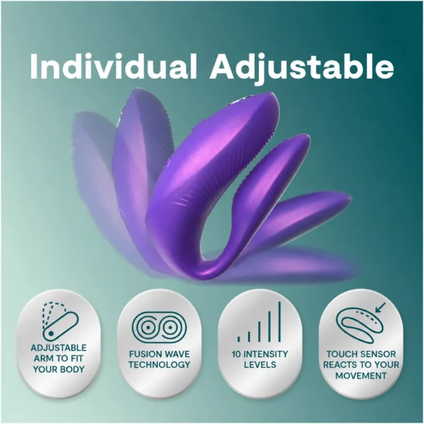 We-Vibe - Vibratore per Coppie Chorus Pro Premium Viola Cosmico 6 We-Vibe - Vibratore per Coppie Chorus Pro Premium Viola Cosmico 6