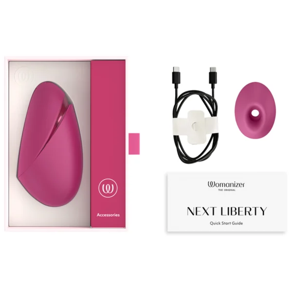 Womanizer - Next Liberty Stimolatore Clitorideo 3D Intenso Rosa Aria di Piacere 4 Womanizer - Next Liberty Stimolatore Clitorideo 3D Intenso Rosa Aria di Piacere 4