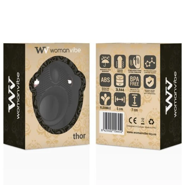 Womanvibe - Anello Vibratore in Silicone Thor 2