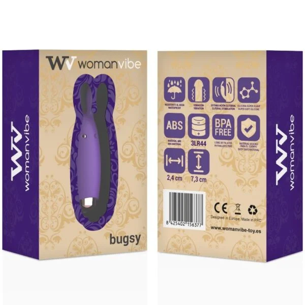 Womanvibe - Stimolatore in Silicone Bugsy 2 Womanvibe - Stimolatore in Silicone Bugsy 2