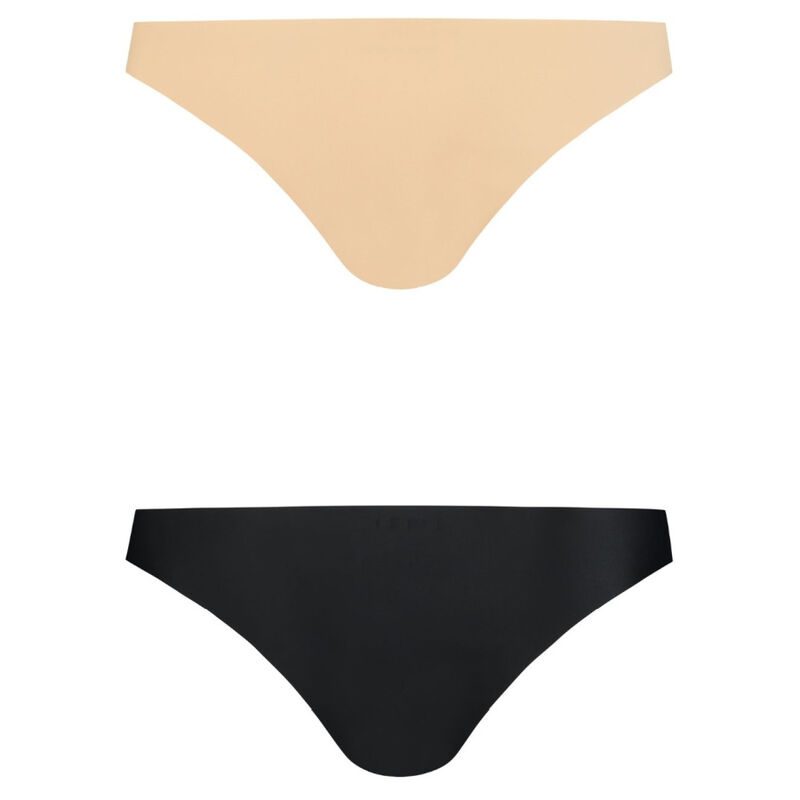 BYE BRA PACK 2 BRASILEÑAS NEGRAS Y BEIGE