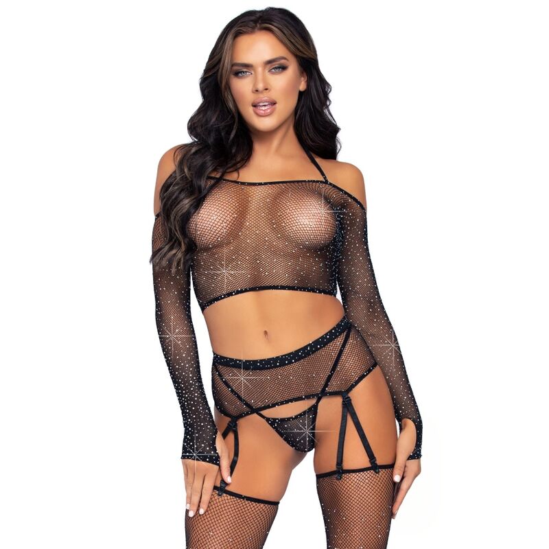 LEG AVENUE QUATTRO PEZZI SET UNA TAGLIA