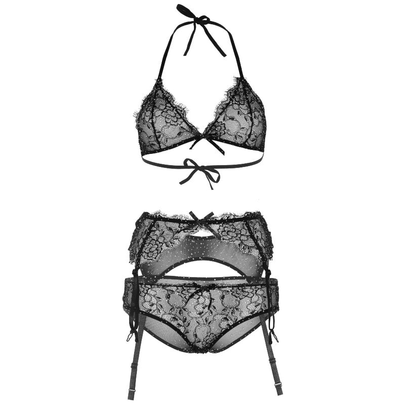 LEG AVENUE SHINNY SET TRE PEZZI M