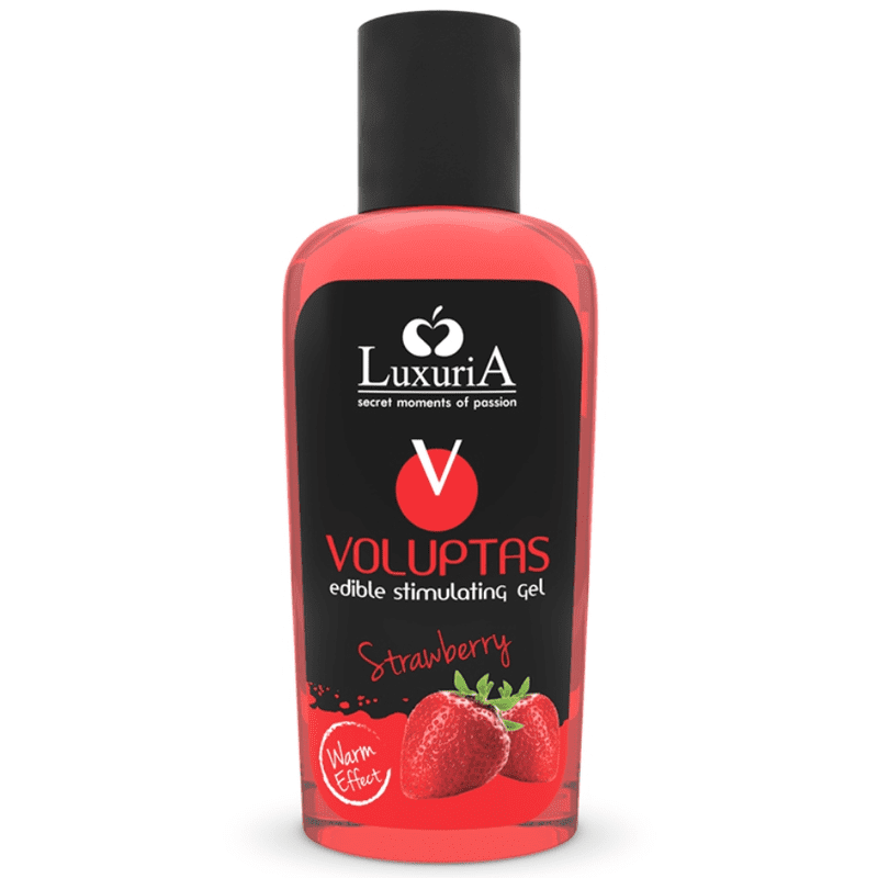 LUXURIA VOLUPTAS GEL ALIMENTARE STIMOLANTE EFFETTO RISCALDANTE - FRAGOLA 100 ML