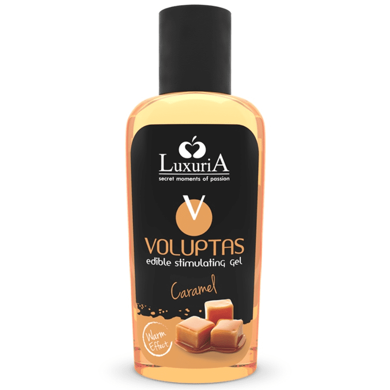 LUXURIA VOLUPTAS GEL ALIMENTARE STIMOLANTE EFFETTO RISCALDANTE - CARAMELLO 100 ML