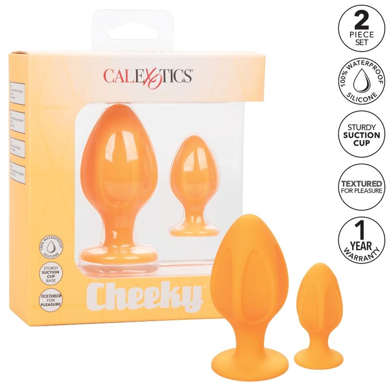 SET 2 PLUG ANALI ARANCIO