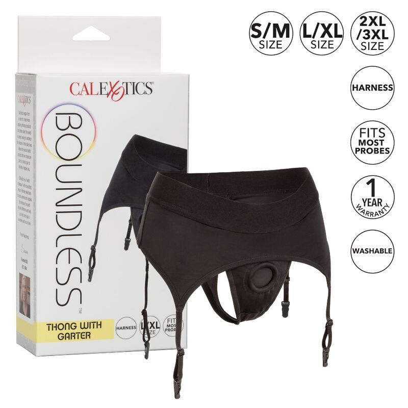 IMBRACATURA PERIZOMA CON GIARRETTIERA CALEX BOUNDLESS - L/XL