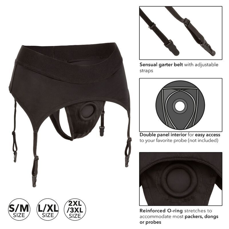 PERIZOMA PER DILDO CON GIARRETTIERA CALEX - TAGLIA S/M