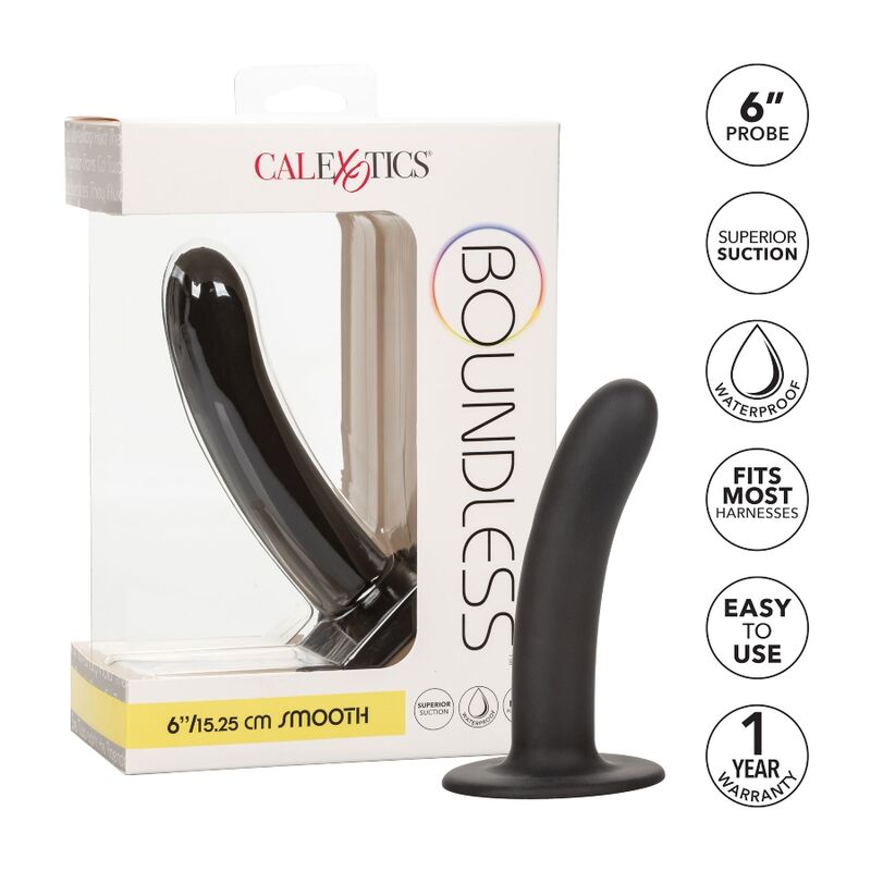 DILDO 15,25 CM COMPATIBILE CON IMBRACATURA - CALEX BOUNDLESS - LISCIO