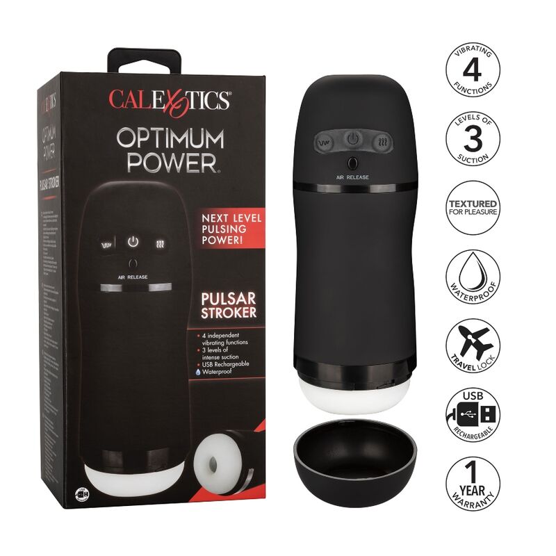 FUNZIONI DI VIBRAZIONE E DI ASPIRAZIONE DEL POWER STROKER CALEX