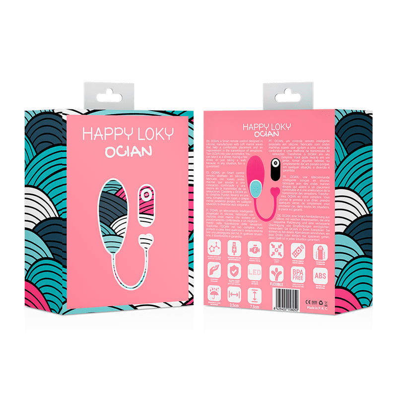 VIBRATORE A UOVO CON TELECOMANDO HAPPY LOKY OCIAN