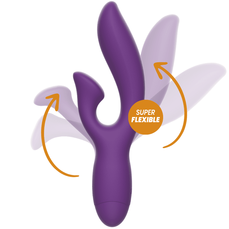 VIBRATORE FLESSIBILE RABBIT REWOLUTION REWOFUN