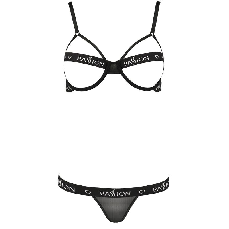 SET DUE PEZZI NERO PASSION KYOUKA - TAGLIA L/XL