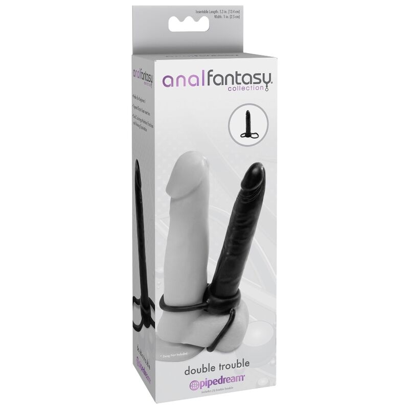 DILDO PER DOPPIA PENETRAZIONE ANAL FANTASY DOUBLE TROUBLE