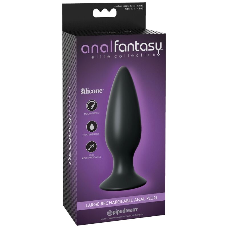 ANALE FANTASY ELITE COLLECTION GRANDE PLUG ANALE RICARICABILE