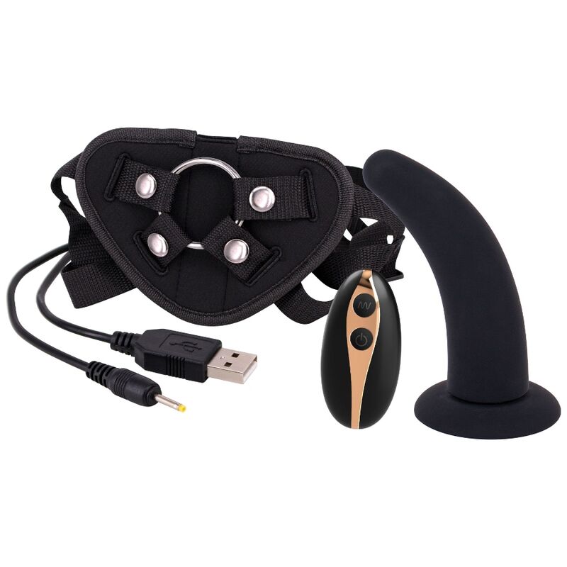 CINTURINO CON DILDO VIBRANTE SEVENCREATIONS - 12,5 CM