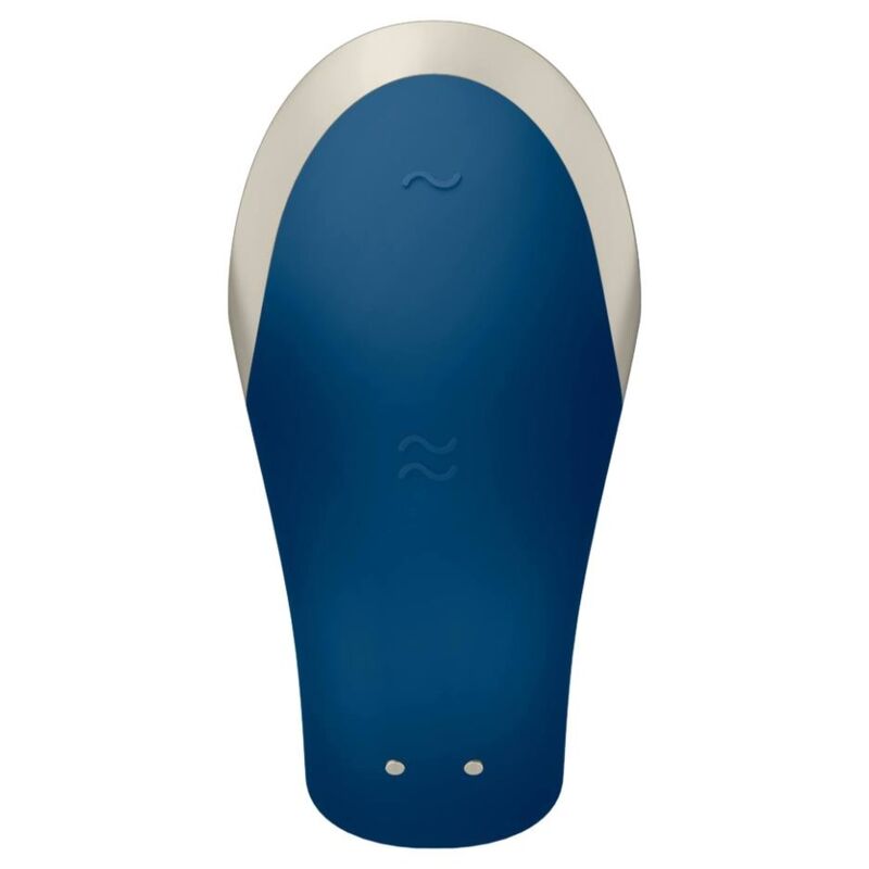 VIBRATORE PER COPPIE SATISFYER DOUBLE LOVE LUXURY PARTNER - BLU