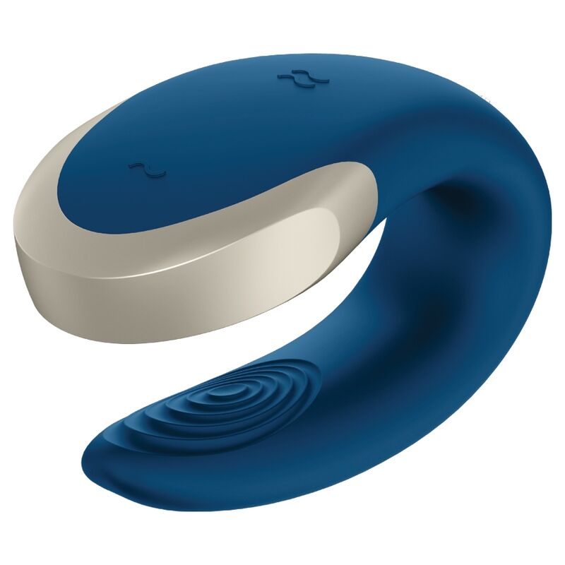 VIBRATORE PER COPPIE SATISFYER DOUBLE LOVE LUXURY PARTNER - BLU
