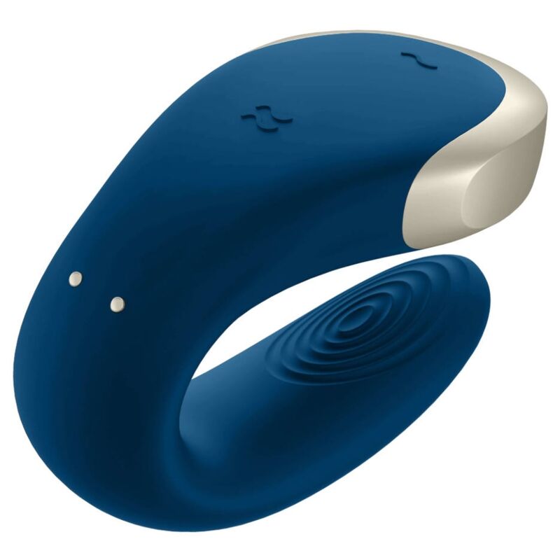 VIBRATORE PER COPPIE SATISFYER DOUBLE LOVE LUXURY PARTNER - BLU