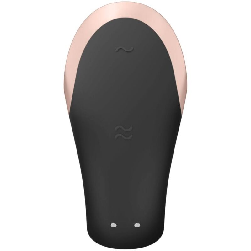 VIBRATORE SATISFYER DOUBLE LOVE LUXURY PARTNER - NERO
